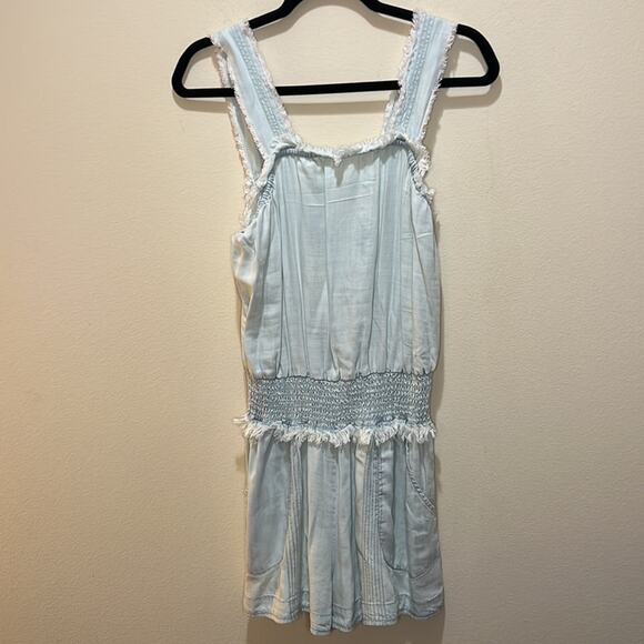 Ramy Brook Chambray Raquel Romper Size L - Picture 2 of 8